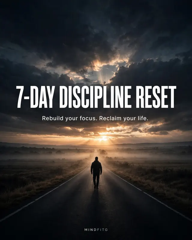 The 7-Day Discipline Reset guide cover